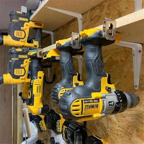 DeWalt tool and battery storage